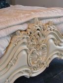 hand carved bed