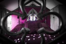 wrought iron bed