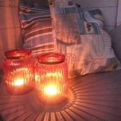 Soft candle light